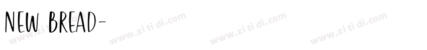 New Bread字体转换